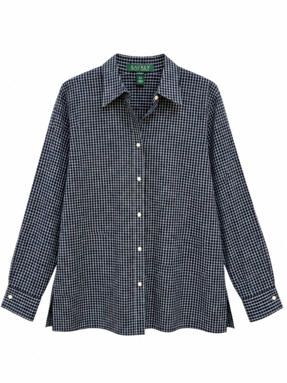 Lauren Ralph Lauren 100% Cotton Plaid Button Down Shirt 1X
